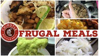 $1 Budget Meals | Chipotle Copycats Meal Prep! | Frugal Family Favorites