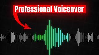 PROFESSIONAL youtube VOICEOVER Masterclass (full guide)