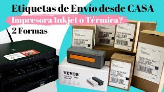 Como Hacer Etiquetas de Envio desde CASA: 2 Formas de Como Imprimir Shipping Labels