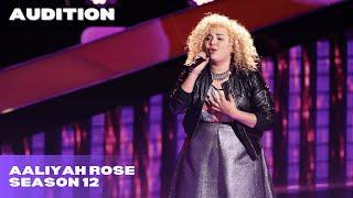 Aaliyah Rose: "Rise Up" (The Voice Season 12 Blind Audition)