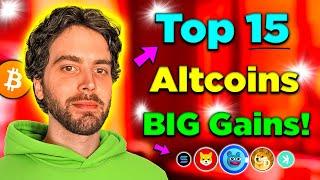 Top 15 Crypto Coins for BIG Gains (Bitcoin to $150k)