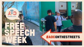 What is Free Speech? | AOC on the Streets | Speech Week 2022