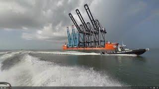 Electric cranes arrive at Port Houston