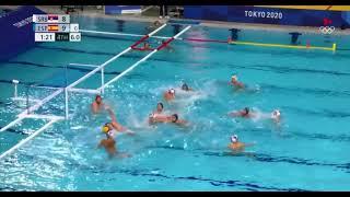 THE EQUALIZER!!! Dusan Mandic scoring for 9 all in the game against Spain.