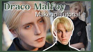 Draco Malfoy Cosplay Makeup Tutorial | Slytherin transformation 