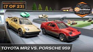 Toyota MR2 vs Porsche 959 - Qualify Race 7 KotM Diecast