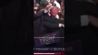 Trump after being sh@t at rally says FIGHT!#Trump#Rally#TRUMP2024