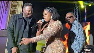 Fella Makafui Surprisingly Joins Medikal On Stage While Performing Today @ Ghana Report Show