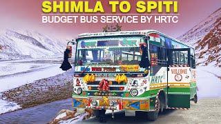 SHIMLA TO KAZA in HRTC's most beautiful bus | शिमला से काजा | Himbus