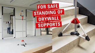 For safe standing of drywall supports: Construction tripod STE-BS | BESSEY