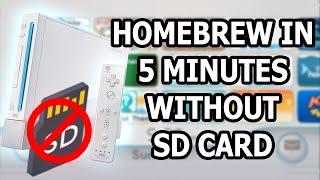 Homebrew your Wii WITHOUT an SD Card in 2024