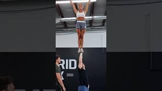 He really got her #cheer #stunt #shorts