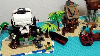 ICH baue eine Barracuda Bay EXPANSION MOC aus KLEMMBAUSTEINE und LEGO [Folge 1]  Baseplates & Palmen