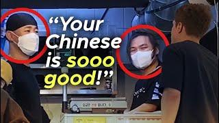 White Guy in Korea SHOCKS Chinese Restaurant Owner with Fluent Chinese