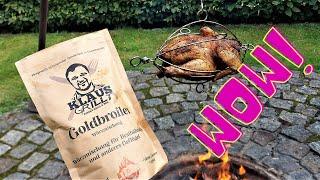 Goldbroiler vom Dreifuß oder so schmeckt etwas Geschichte !