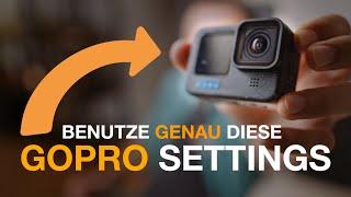 Die BESTEN GoPro Hero 12 Einstellungen I Settings wie die Profis