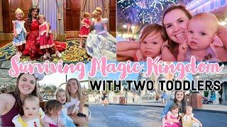 Surviving Magic Kingdom With Two Toddlers Solo | Magic Kingdom Vlog 2023 | Disney With Toddlers