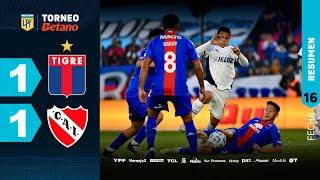 TIGRE 1 - 1 INDEPENDIENTE I Resumen del partido | #TorneoBetano 2024