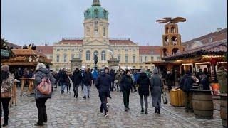 CHARLOTTENBURG PALACE CHRISTMAS MARKET| WALKING TOUR BERLIN | 4K - HDR - 60fps| DEZEMBER 2024