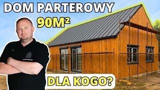 PARTEROWY DOM 90M2 DLA KOGO NAJLEPSZY? Oprowadzam po budowie domu szkieletowego 90m2