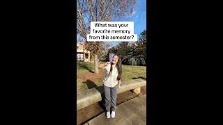 Asking WCU students about their favorite memory from this semester