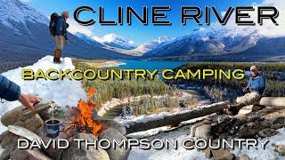 Epic Winter Camping Adventure at the Cline River in David Thompson Country