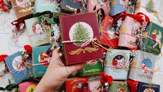  mini journals  Christmas ornaments! TUTORIAL!