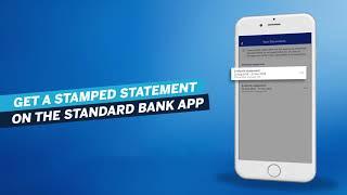 Standard Bank | Business Banking | Self Service |  Get a stamped statement