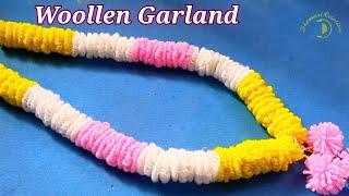 DIY Woollen Garland | Festival Special Decoration Ideas | Garland for God