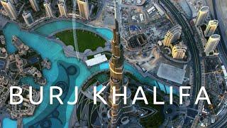 Дубай. BURJ KHALIFA. Поющие фонтаны. Видео 4К.