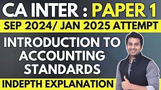 Ch - 1 | Introduction to Accounting Standards | CA Inter Advanced Accounting | CA Parag Gupta