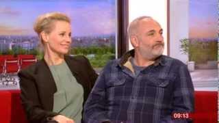 The Bridge Sofia Helin Kim Bodnia Interview BBC Breakfast 2014