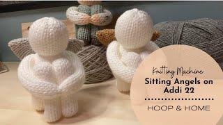 Knitting Machine Sitting Angel Pattern