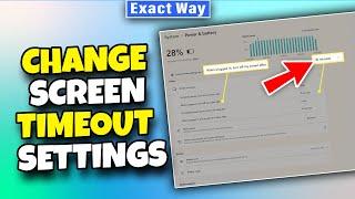 Windows 11: Change Screen timeout settings [EASY]
