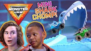 Megalodon Mini Chomp Challenge! - MONSTER JAM Revved Up Recaps Episode 12