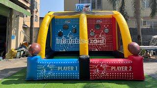 Commercial grade PVC inflatable Bastketball game shoorting game for kids