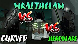 Wraithclaw VS Curved VS Gale Heroblade: Which is Best? | Deepwoken