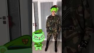 Fliqpy is not Happy  Collab with @NickyAnimations  #happytreefriends #cosplay