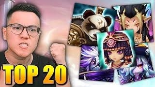 Fighting The GOD Server Top 20 Players Strongest LD5* Teams In Summoners War