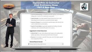  ICAO Proficiency Exam | Part 4 Role Play | CaptainPilot AI Instructor ️