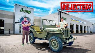 Taking an 80-Year-Old Army Jeep to a Jeep Dealer for Service!