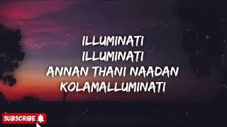 illuminati song karaoke with lyrics Aavesham song sushin Shyam