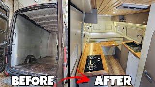 Camper van conversion full build timelapse | vw crafter