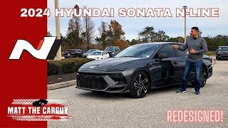 Finally! A much needed refresh for 2024 Hyundai Sonata N-Line! Review and test drive.