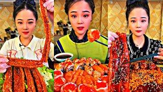 *1 HOUR*ASMR CHINESE FOOD MUKBANG EATING SHOW | 먹방 ASMR 중국먹방 | XIAO YU MUKBANG #93