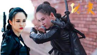 2024 Kung Fu Action Movie! Witnessing her father being killed by the gang, girl destroys the gang.