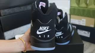 Authentic Air Jordan 5 “Black Metallic Reimagined” 2025