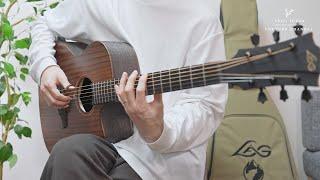 Eco-friendly guitar made of eucalyptus