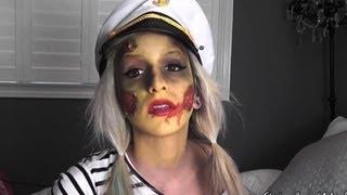 Zombie Sailor Halloween Tutorial (VERY easy!)