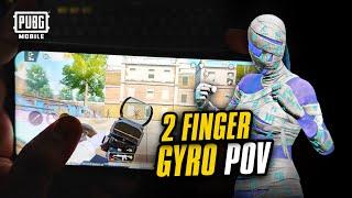 TWO THUMB !! THIS IS HOW I PLAY 2 FINGER GYRO | PUBG MOBILE